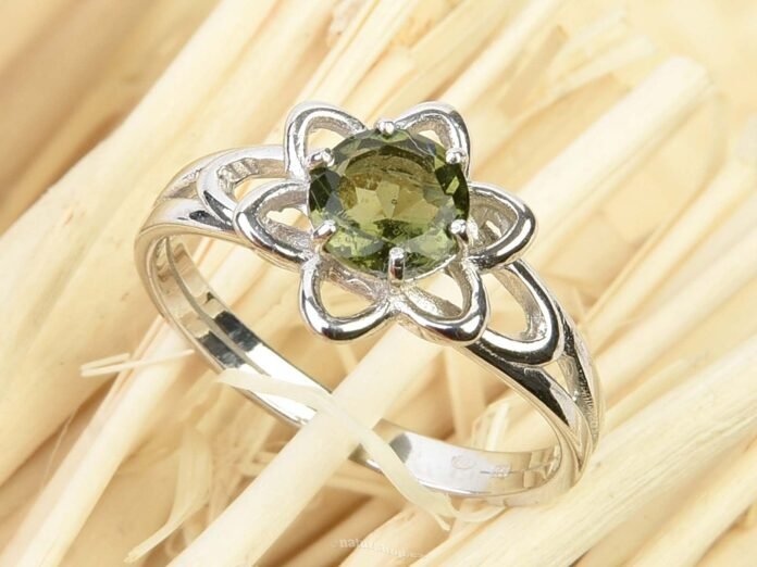 Moldavite Ring