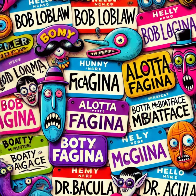 Funny Names: The Hilarious World of Unforgettable Names