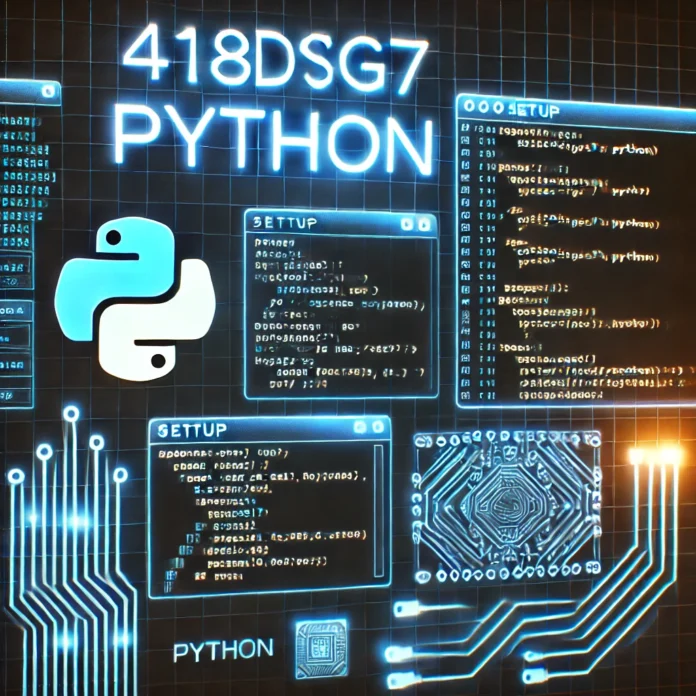418dsg7 Python: Features, Setup & Uses
