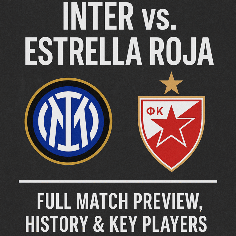 Inter vs. Estrella Roja: Match Preview & Key Players